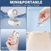 Portable Clip on Fan, 3-in-1 Hands-Free Mini Hat Fans, Battery Powered Personal Fan with 3 Speeds for Hiking, Fishing, Camping,Running, Travel