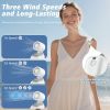 Portable Clip on Fan, 3-in-1 Hands-Free Mini Hat Fans, Battery Powered Personal Fan with 3 Speeds for Hiking, Fishing, Camping,Running, Travel